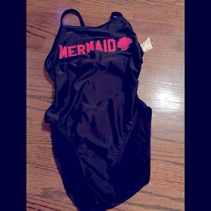 NWOT black Mermaid one piece. Size small. Excellent condition.